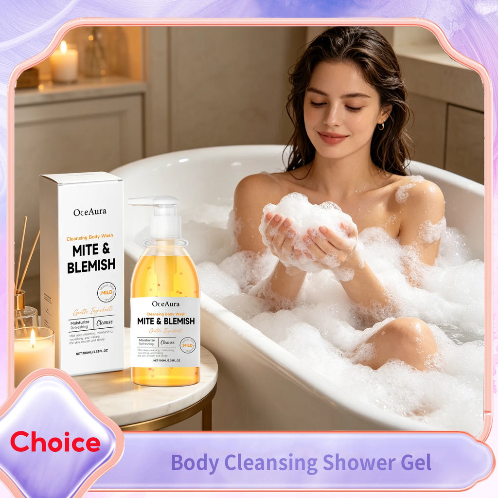 Salicylic Acid Body Wash – Deep Cleansing Exfoliating Shower Gel, Acne & Oil Control, 100ml