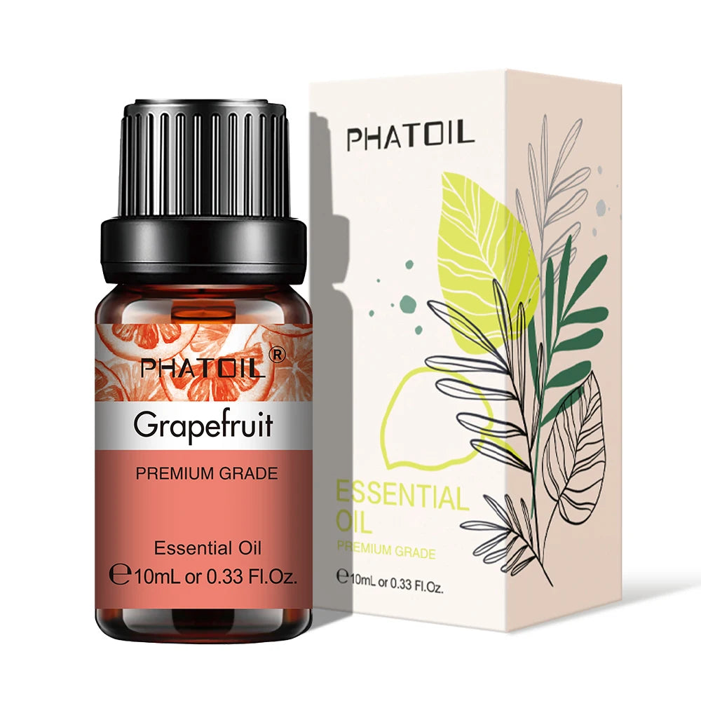 Pure Plant Essential Oil 10ml – Aromatherapy Oil for Diffusers, Humidifiers & DIY, 37 Scents
