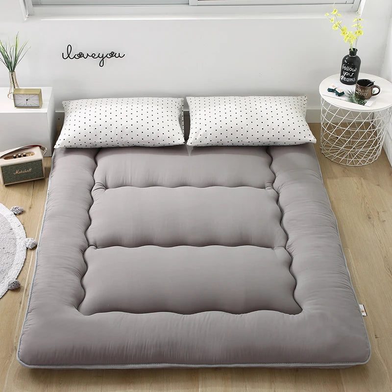 Japanese Thickened Tatami Floor Mattress – Foldable Lazy Bedroom Sleeping Pad, Multiple Sizes