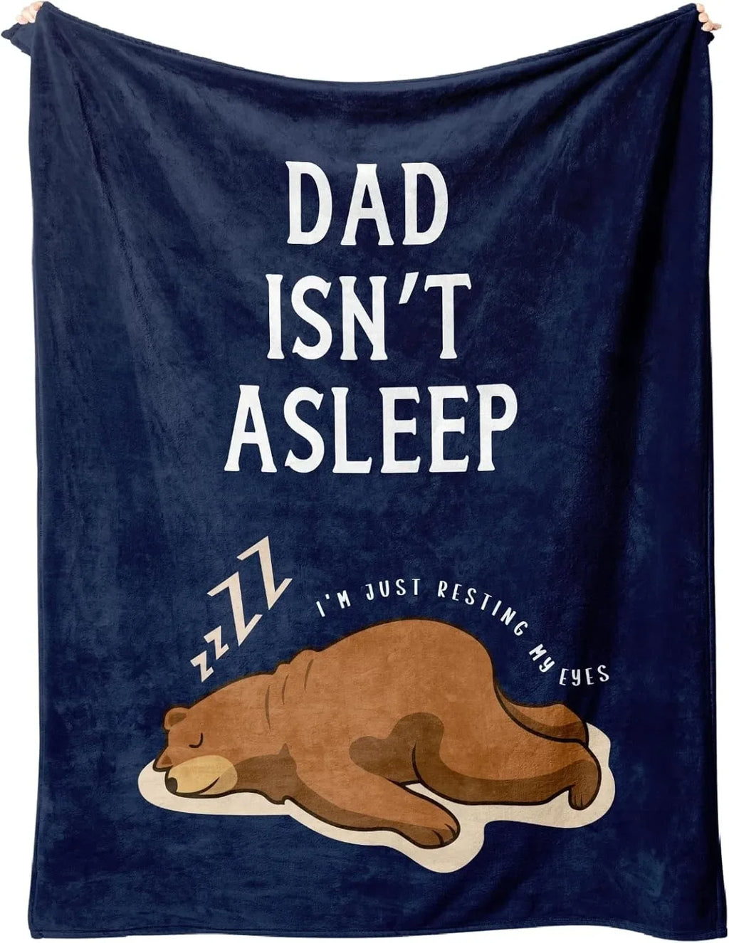 Family Gift Throw Blanket – Soft Warm Personalized Gift for Dad, Mom, Grandparents & Family