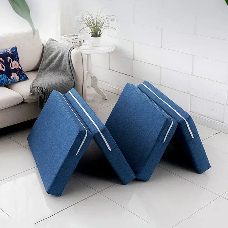 Foldable Tatami Floor Mattress – Thick Foam Folding Sleeping Mat, Multiple Sizes & Colors