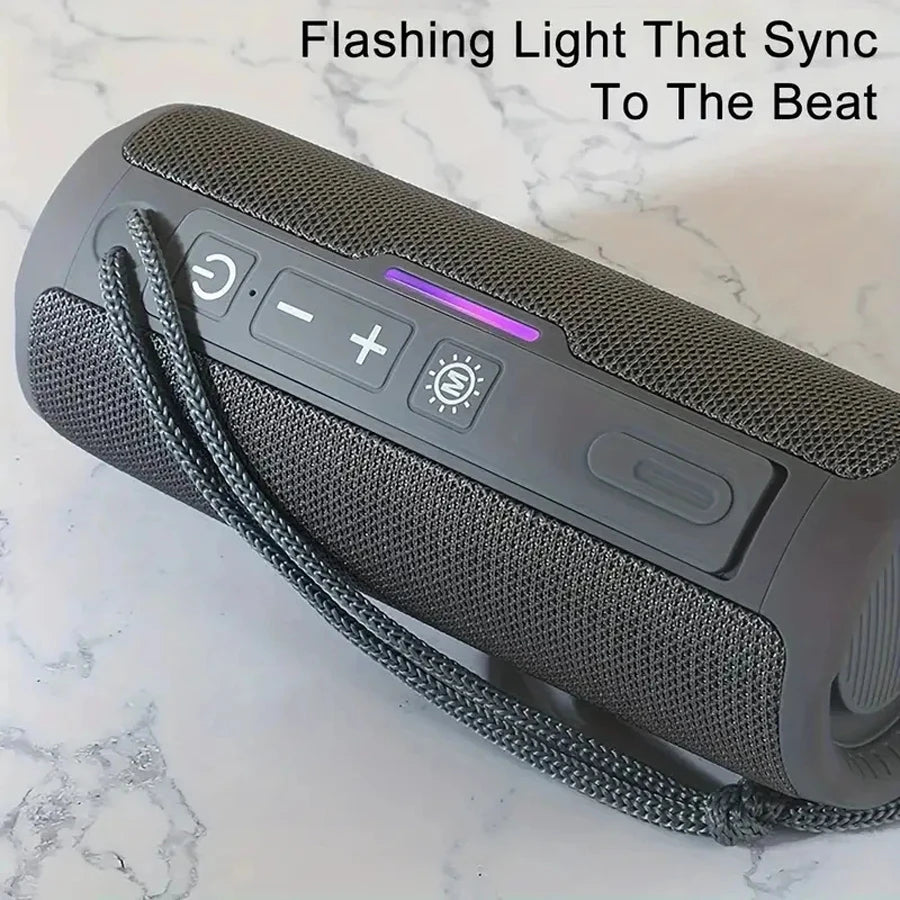 Wireless Portable Bluetooth Speaker — 360° Sound, Waterproof & Long Battery Life
