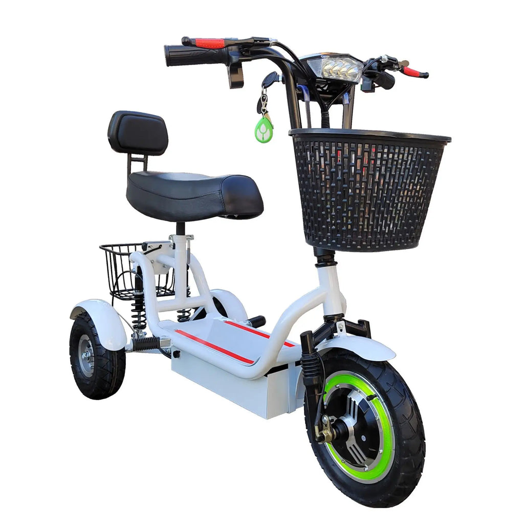 3-Wheel Electric Mobility Scooter – 350W, 48V, 30–55 km Range
