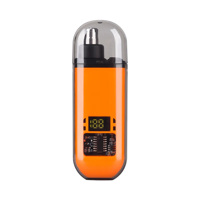 Clean. Precise. Painless. — Portable Rechargeable Nose & Ear Hair Trimmer | Mini Compact Design, Safe Blade, Men’s Grooming