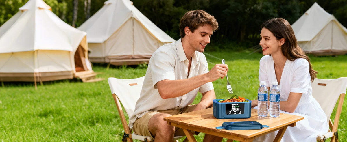 1.4L Cordless Electric Lunch Box – Rechargeable Food Warmer