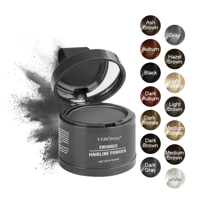 Waterproof Hairline Shadow Powder — Instant Root Cover & Scalp Filler (4g)