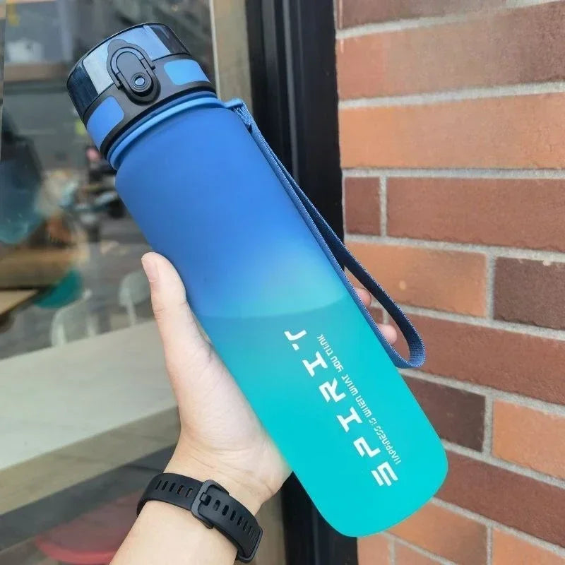 Simbuid Colorful Sports Water Bottle 500ml/650ml/1000ml – Leakproof PC+PP, FCM Certified, Gym & Outdoor