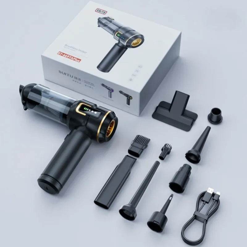 SUITU Cordless Handheld Car Vacuum and Dust Blower