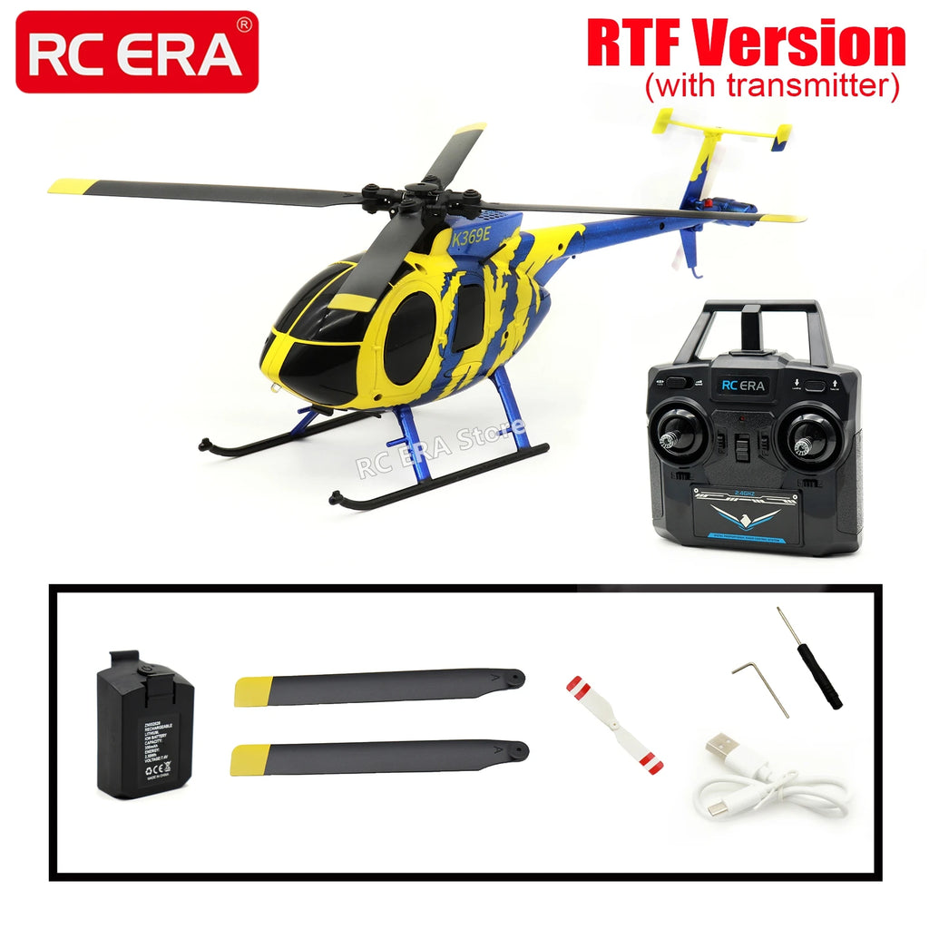 RC ERA C184 Mini MD500 Scale Micro RC Helicopter with Optical Flow Sensor – Adult & Beginner Hobby Toy
