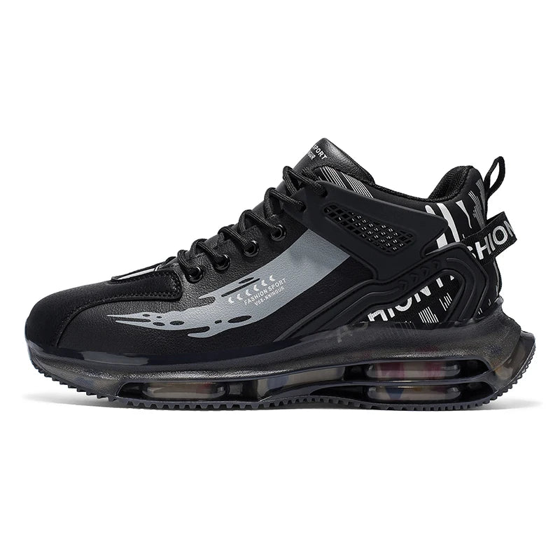 Men's Thick Sole Non-Slip Outdoor Jogging Shoes – Breathable Leisure Sneakers