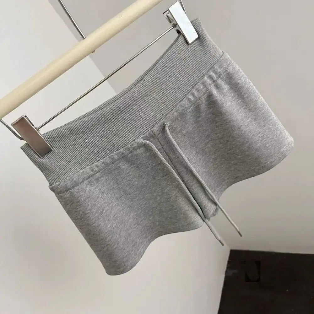 Women's Drawstring High Waist Shorts | Slim Fit Casual Summer Pajama Pants
