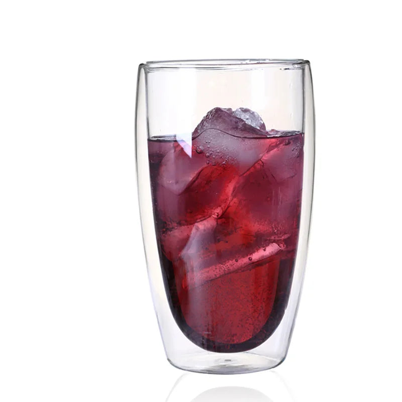 Double-Wall Glass Cup – Five Size Options