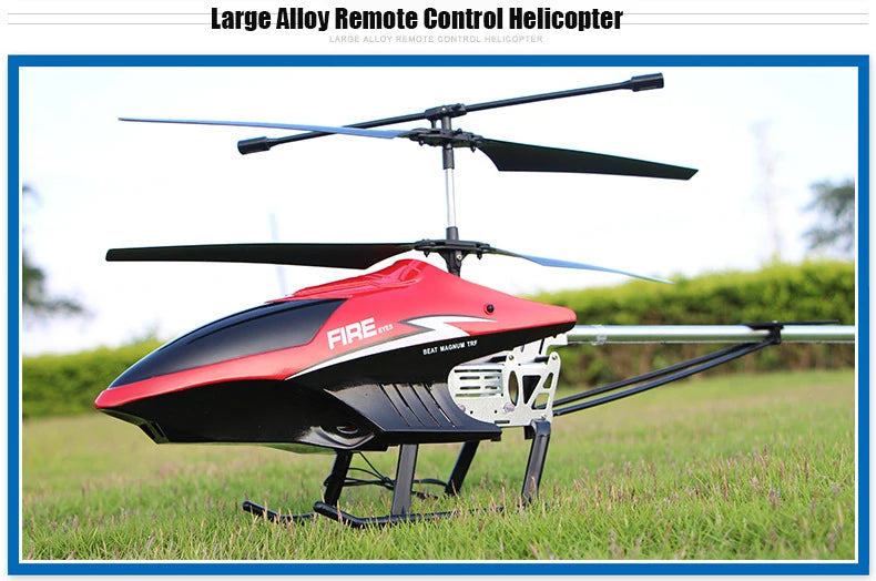 80cm Large 3.5CH RC Helicopter – Extra Durable Remote Control Aircraft for Kids & Outdoor Use