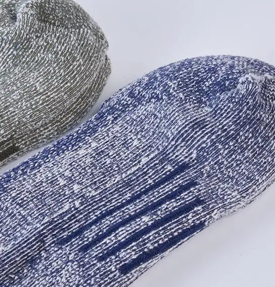Merino Wool Hiking Crew Socks for Cold Weather