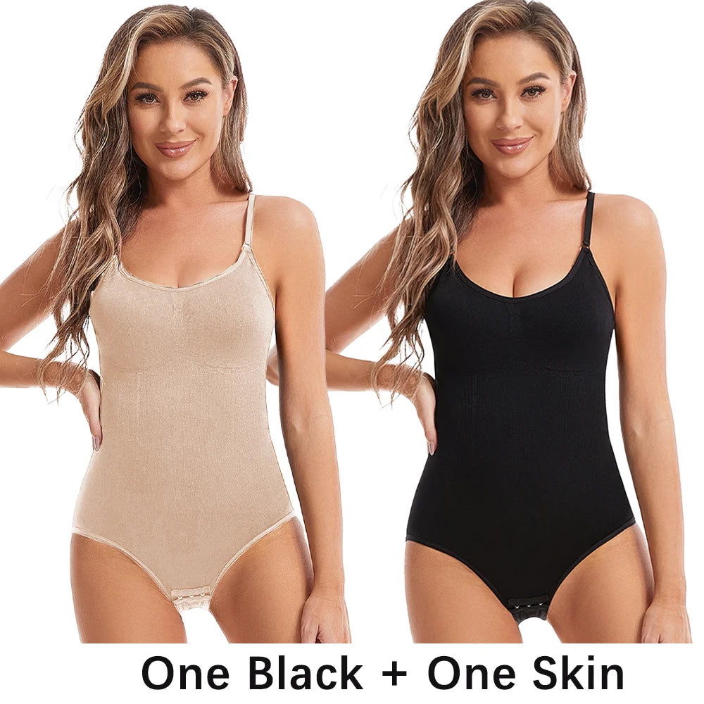 Seamless Slimming Open-Crotch Bodysuit Shapewear — Butt Lifting & Tummy Control