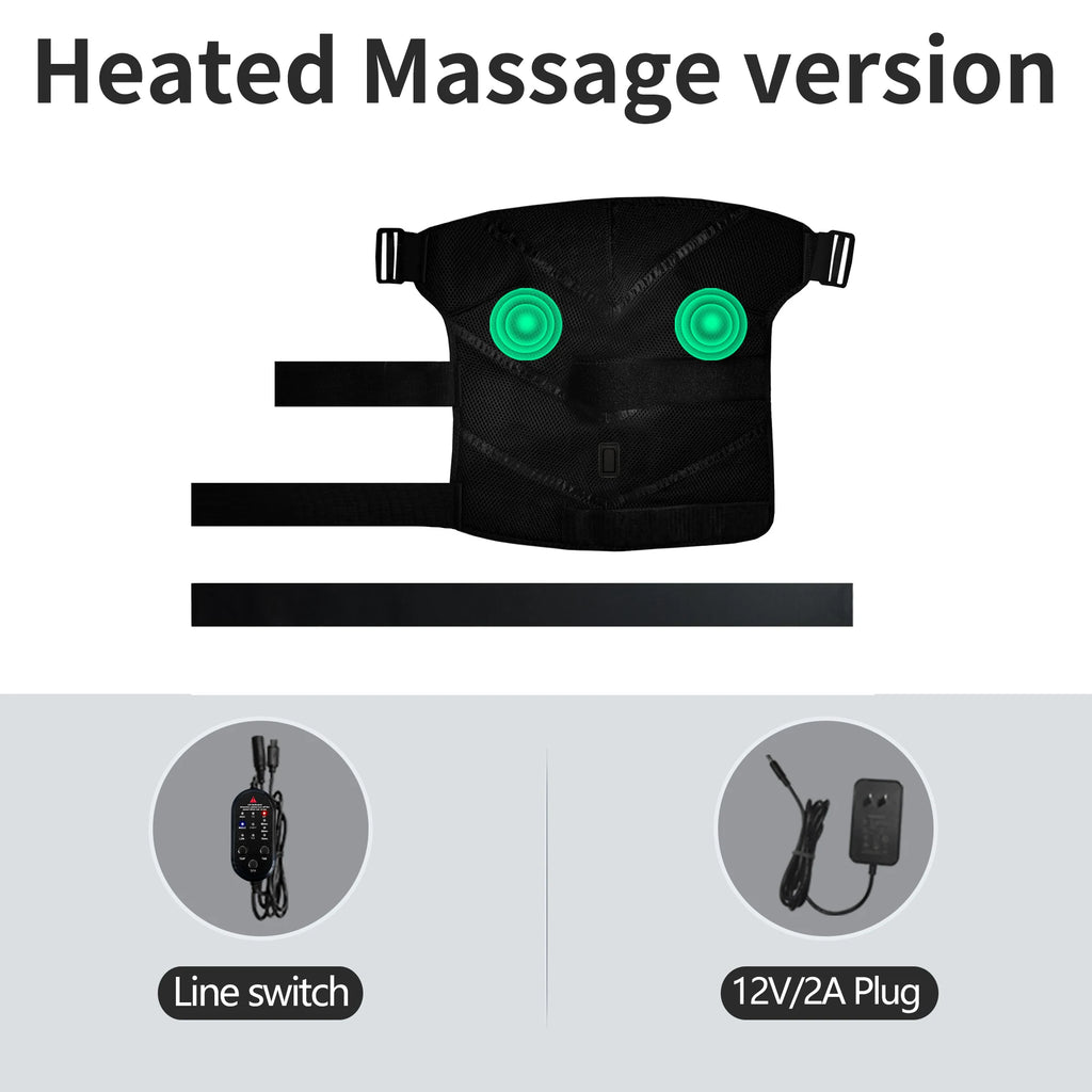 Electric Heated Shoulder Massage Pad – Vibration Wrap with 3 Modes for Fatigue & Joint Relief