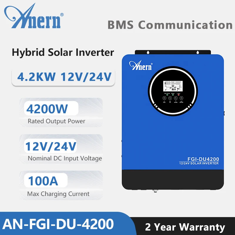 2300W Solar Inverter — Pure Sine Wave Off-Grid Inverter for Solar & Battery Systems