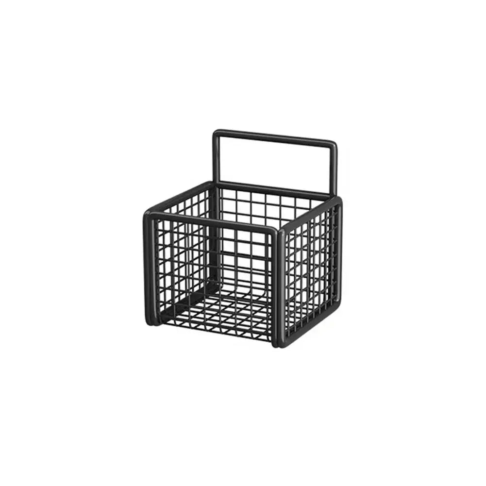Wall-Mounted Metal Kitchen Shelf — Multi-Function Bath & Shampoo Organizer