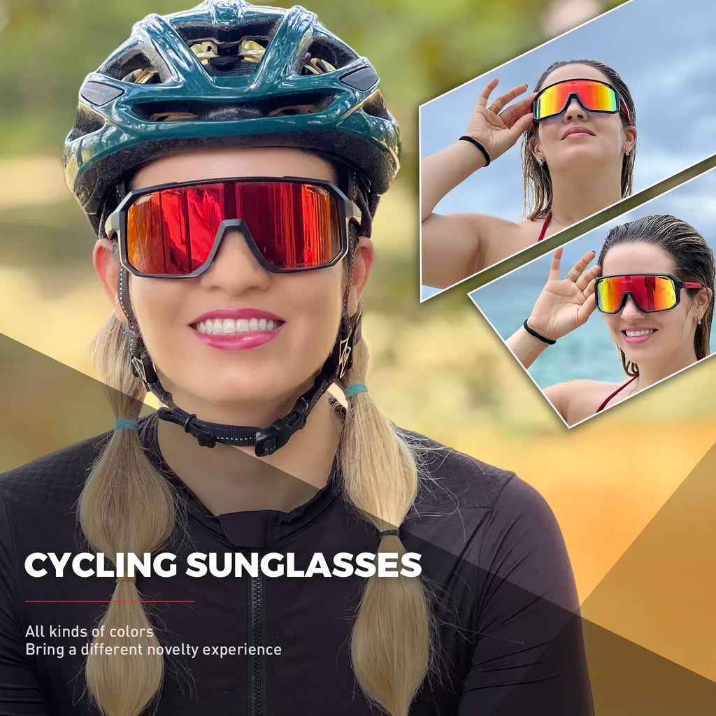SCVCN Cycling Sunglasses — UV400 Polarized Sports Eyewear for Men & Women