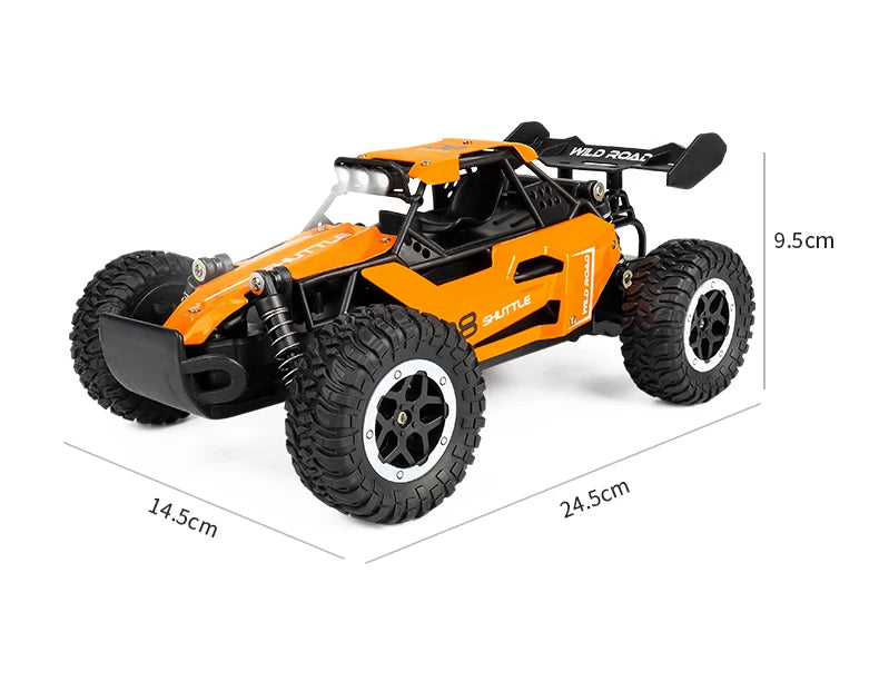 ZWN 1:16 / 1:20 Scale 2WD RC Off-Road Climbing Car with LED Light – Outdoor Kids Gift