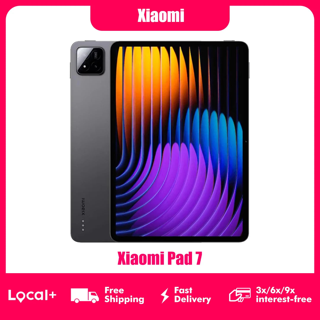 Xiaomi Pad 7 11.2" 3.2K 144Hz Tablet – Snapdragon 7+ Gen 3, 8850mAh, Wi-Fi 6E