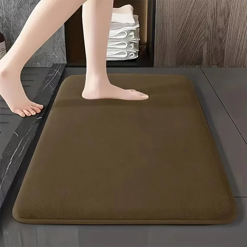 Soft. Absorbent. Non-Slip. — Coral Velvet Bathroom Mat & Door Mat | Non-Slip, Quick Dry, 10 Colors, 3 Sizes (40x60 to 60x90cm)