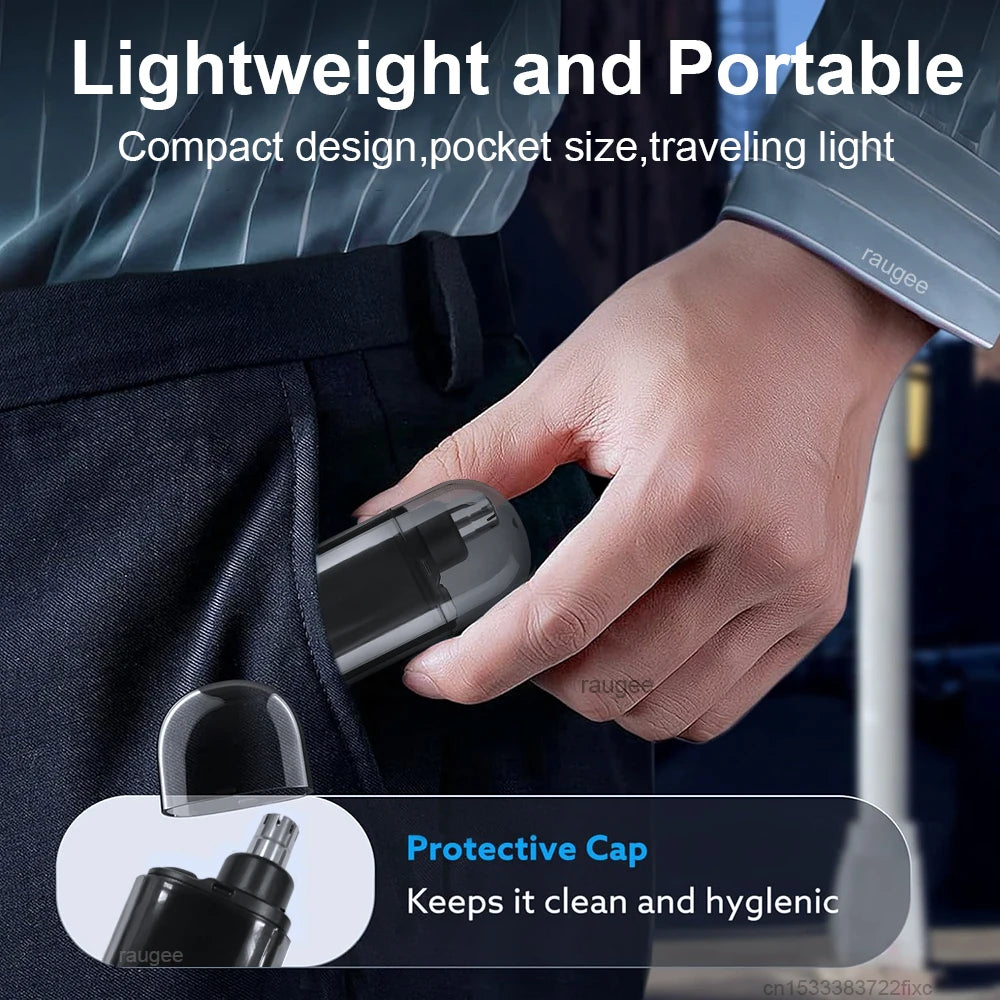 2-in-1 Rechargeable Waterproof Nose & Ear Hair Trimmer