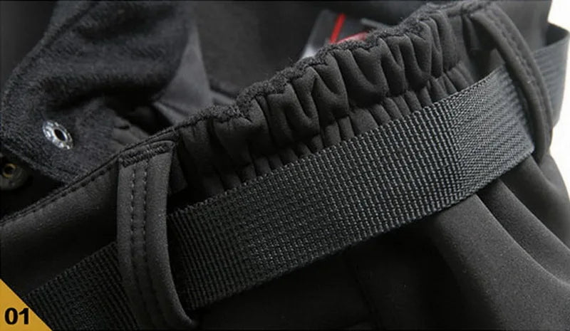 Men's Fleece Softshell Cargo Hiking Pants — Outdoor Tactical Trousers M–5XL