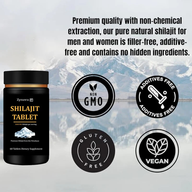Shilajit Ashwagandha Black Maca Men’s Health Capsules — Energy, Stamina & Vitality Support