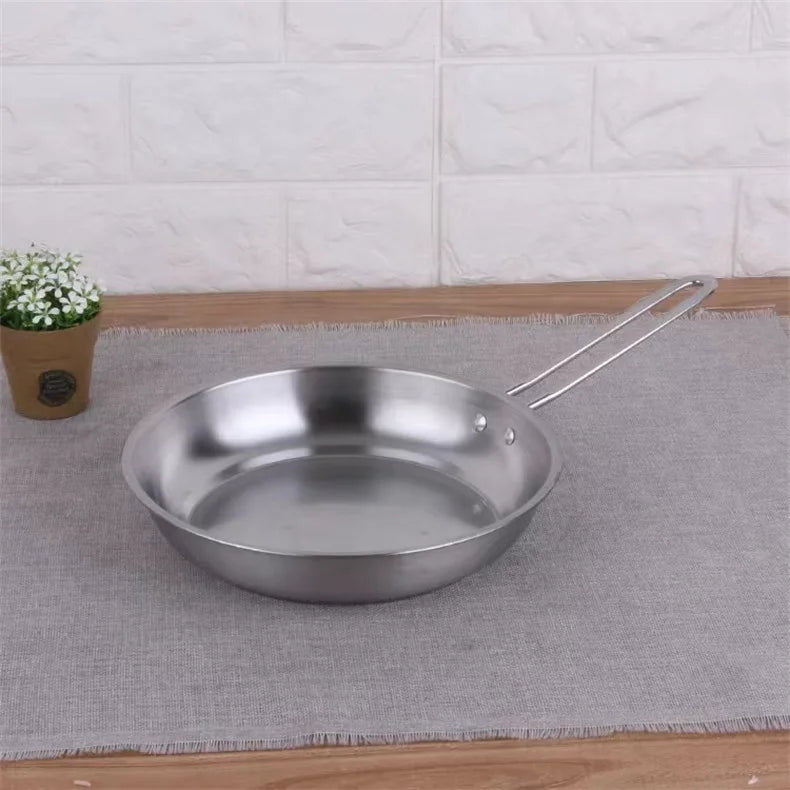 Stainless Steel Cookware Set – Soup Pot & Milk Pan