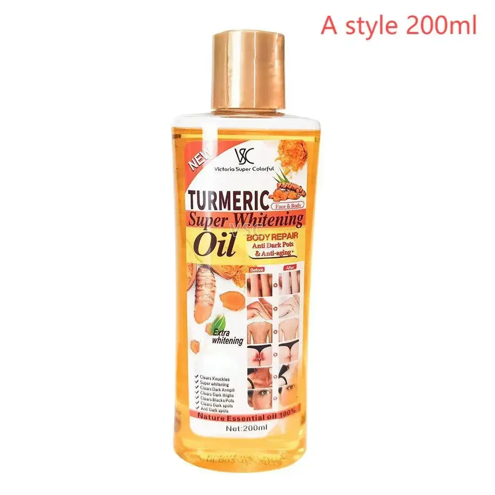 Turmeric Essential Oil — Brightening Facial & Body Massage Oil for Smooth, Glowing Skin
