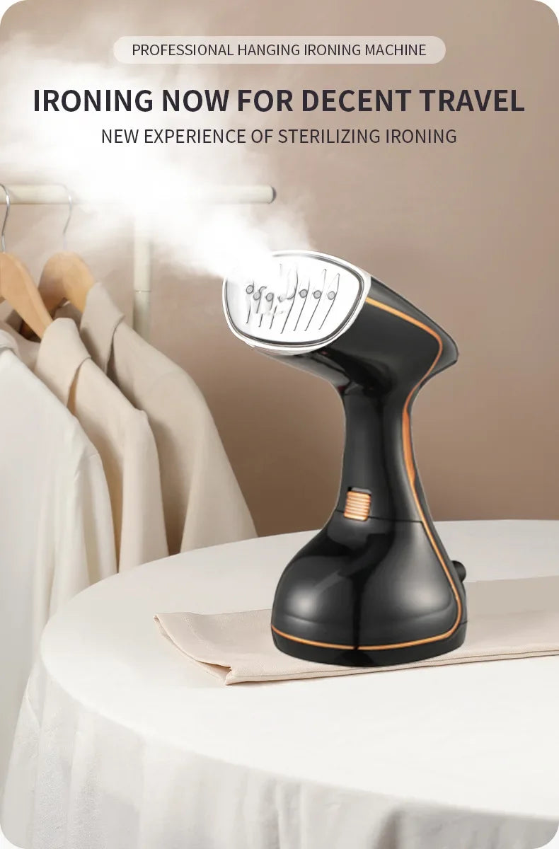 Portable Handheld Garment Steamer & Travel Iron