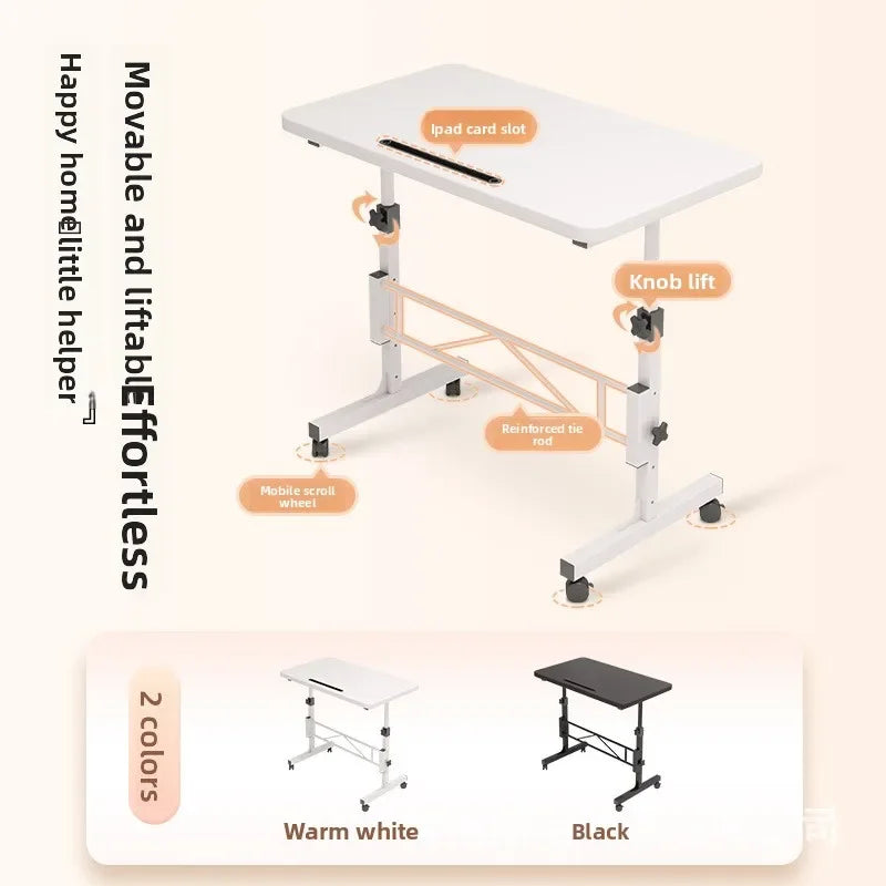 Movable Lifting Computer Desk — Student Study Workbench