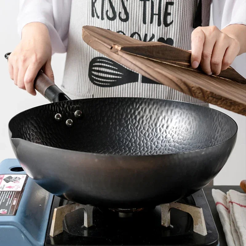32cm Flat-Bottom Wok – Stir-Fry Pan