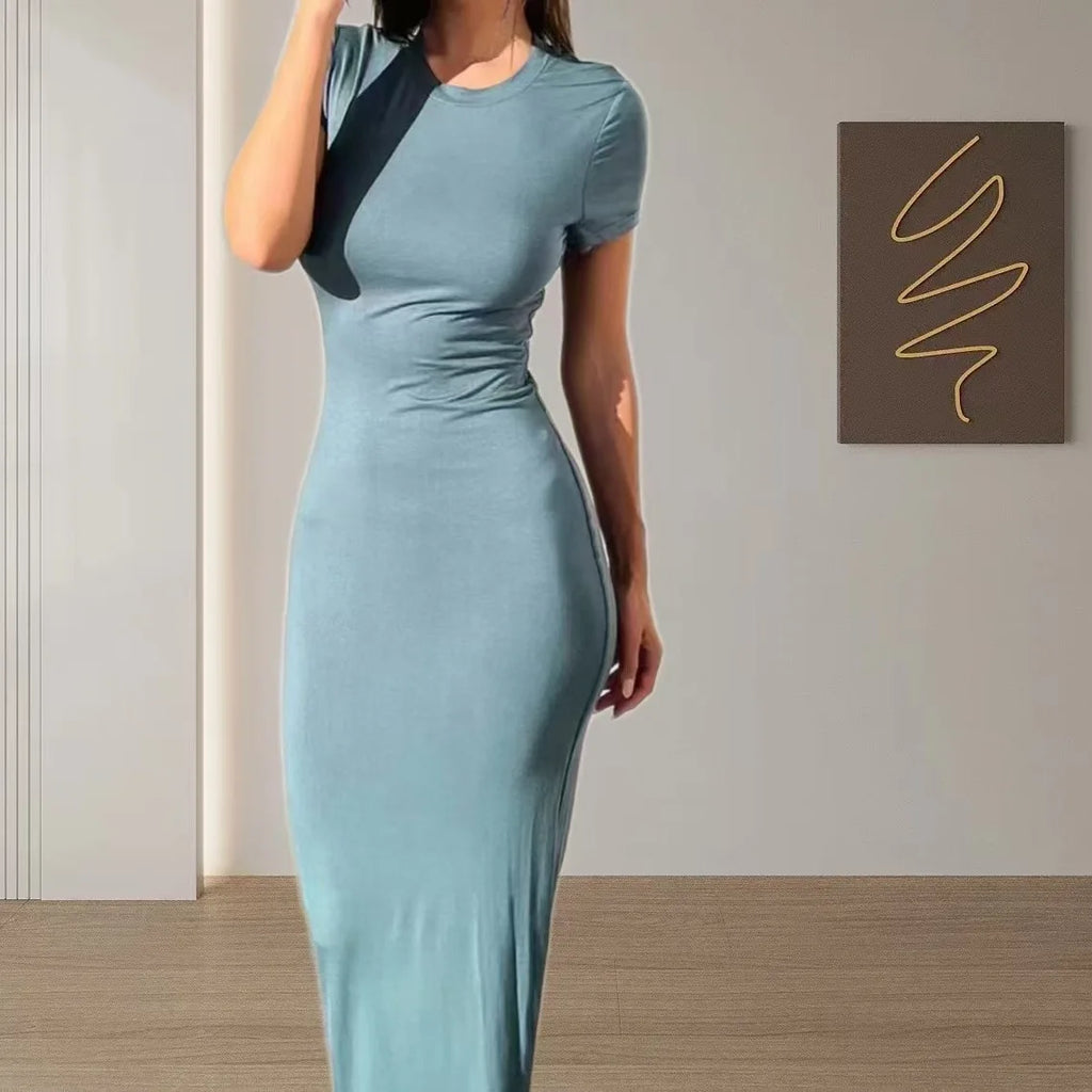 Sleeveless Mermaid Floor-Length Prom Dress — Slim Elegant Party Evening Dress