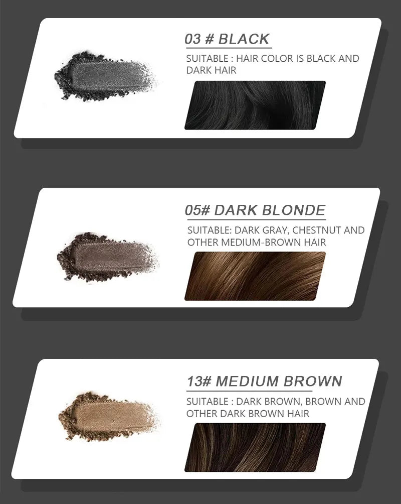 Waterproof Hairline Shadow Powder — Instant Root Cover & Scalp Filler (4g)
