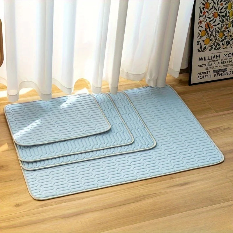 Ice-Cool Pet Cooling Mat – Sweat-Absorbent Summer Bed for Small, Medium & Large Pets, 4 Sizes