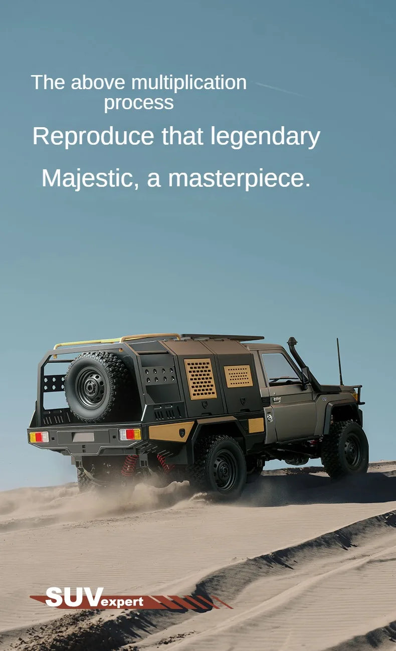 MN82 / MN82S / LC79 1:12 Scale 4WD RC Pickup Truck – Remote Control Off-Road Crawler for Kids