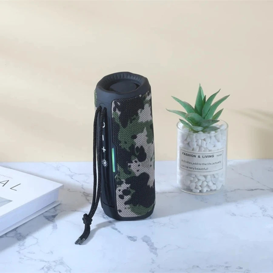 Wireless Portable Bluetooth Speaker — 360° Sound, Waterproof & Long Battery Life