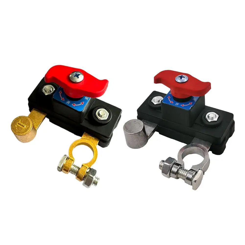 Battery Disconnect Switch 12V/24V – Car Battery Isolator Cut Off Anti-Leakage Power Shut Off for Trucks RV & Marine