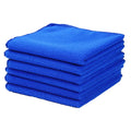 5-Pack Microfiber Cleaning Cloths — 30x30cm Multi-Color Rags for Car, Kitchen & Glass
