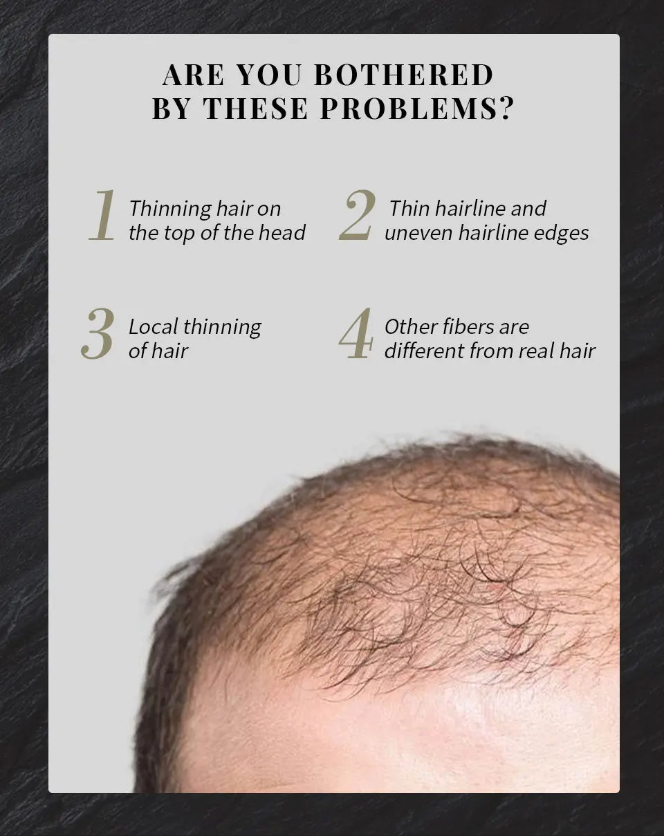 SEVICH Hair Building Fiber Set Cover Sparse Hair Or Bald Spots Hair Loss Regrowth Treatment Keratin Hair Fiber Powder Applicator