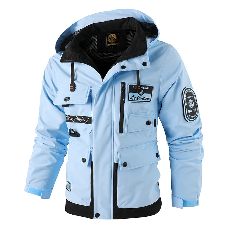 Men's Detachable-Hood Lightweight Jacket