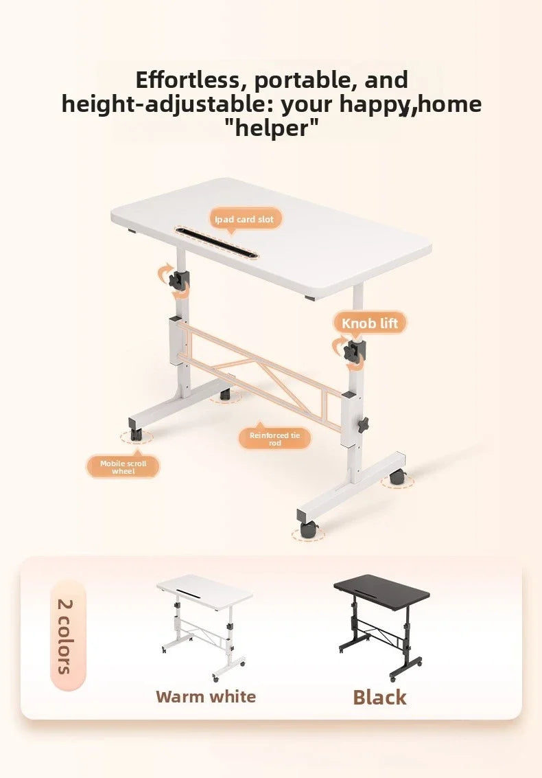Movable Lifting Computer Desk — Student Study Workbench