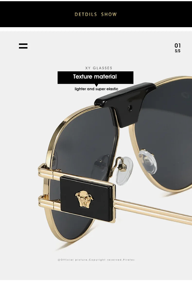 Women's Classic Aviation Pilot Sunglasses | Designer UV400 Sun Glasses