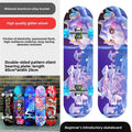 Pro All-Terrain Complete Skateboard – Aluminum Alloy & Carbon Fiber Deck, Beginner Longboard for Kids & Adults