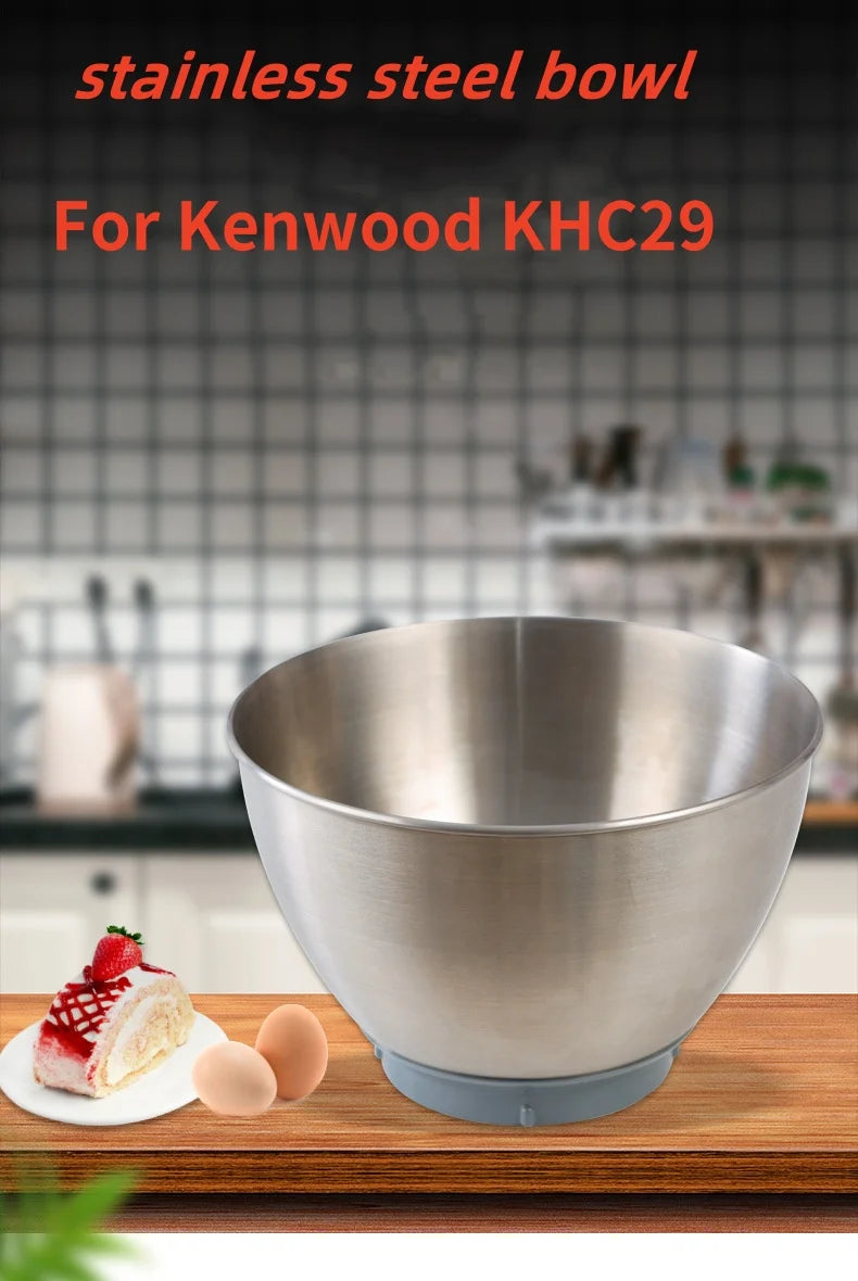 Stainless Steel Mixing Bowl for Kenwood KHC29
