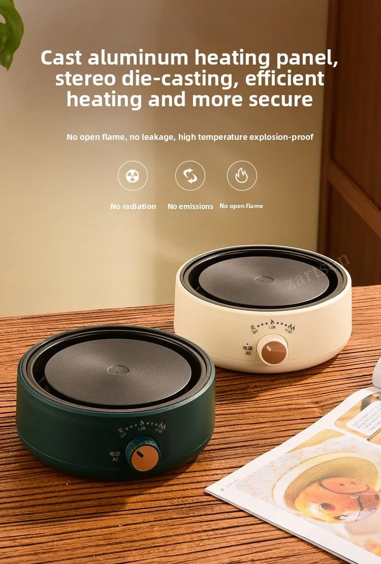 500W Electric Cookware Heating Base — Adjustable Temperature Coffee Stove & Cooking Heater