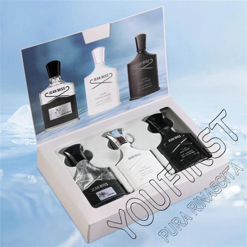 Men’s Fresh Floral Cologne Gift Set 90ml – 3-Piece Charming Scent Box