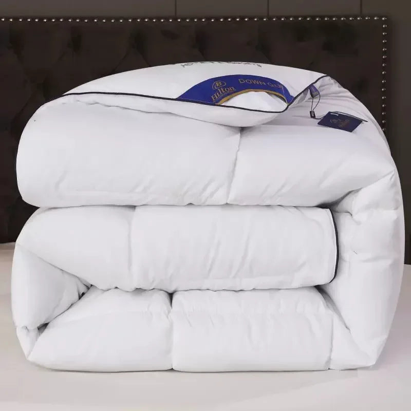 Feather Velvet All-Season Hotel Comforter – Soft Warm Quilt, Air-Conditioner Blanket